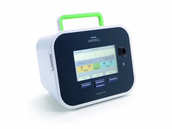 1- Cough Assist E70 (Auxílio à tosse não invasivo) – Philips Respironics