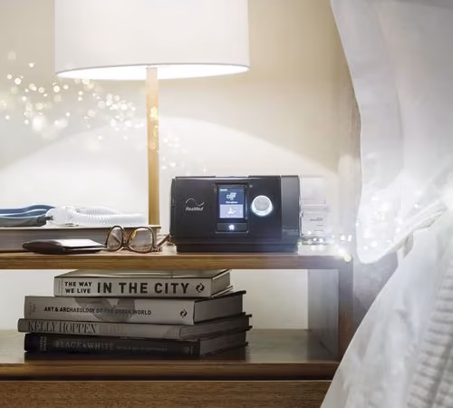 2- CPAP Automático Airsense S10 AutoSet com umidificador integrado – ResMed