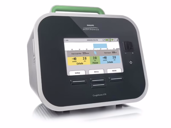 2- Cough Assist E70 (Auxílio à tosse não invasivo) – Philips Respironics