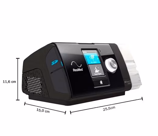 3- CPAP Automático Airsense S10 AutoSet com umidificador integrado – ResMed