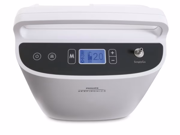 5- Concentrador de Oxigênio Portátil SimplyGo (até 2LPM) – Philips Respironics