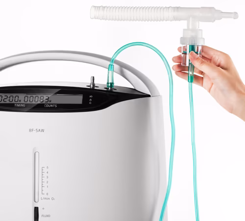 5- Concentrador de oxigênio 5 LPM com nebulização Integrada - Yuwell