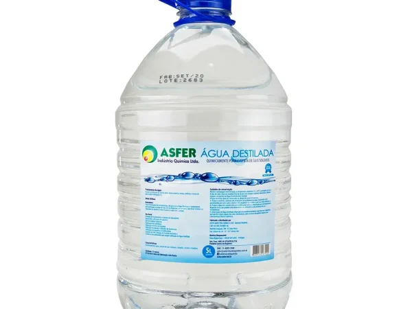 Água Destilada - 5 Litros