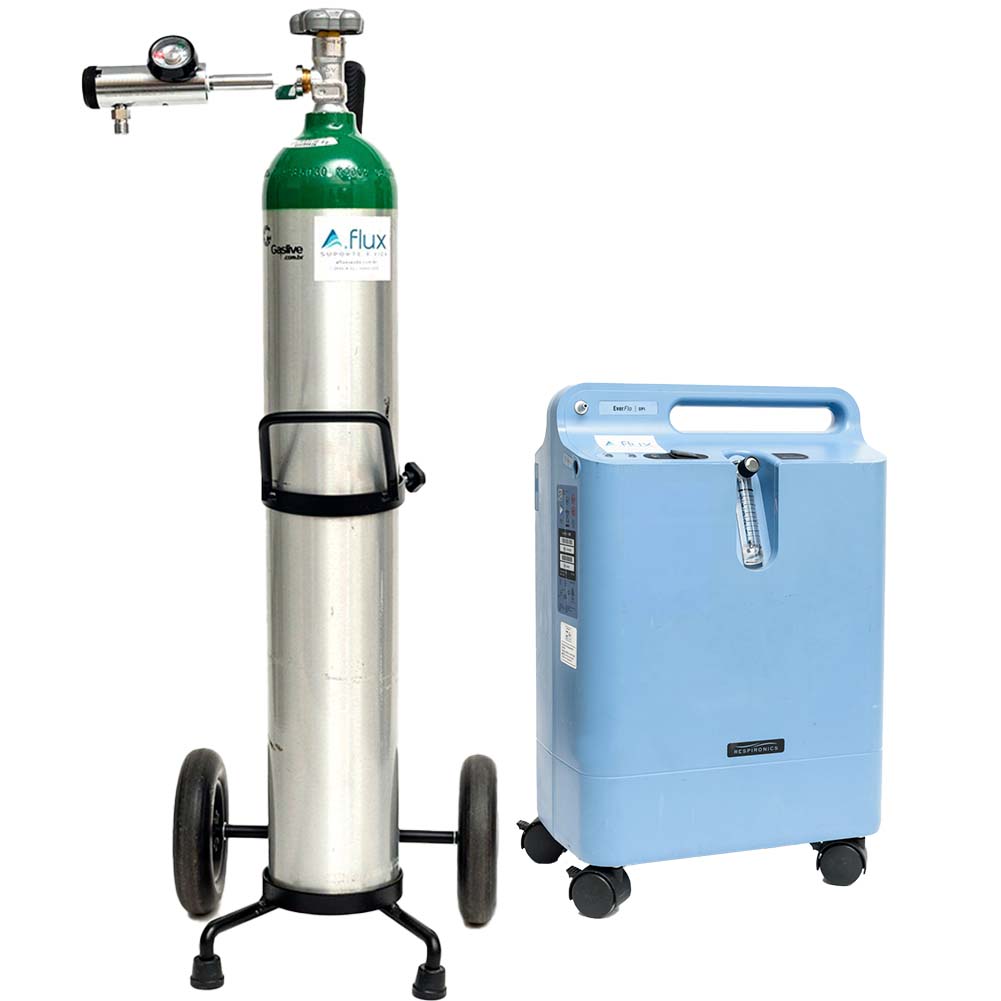 Cilindro para Oxigênio Medicinal + Kir Concentrador