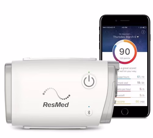 CPAP AirMini AutoSet ResMed é um dos menores aparelhos CPAP do mundo que poderá te acompanhar em qualquer lugar e em todas as noites. Você pode utilizar o AirMini de forma constante, com o máximo de qualidade mobilidade!