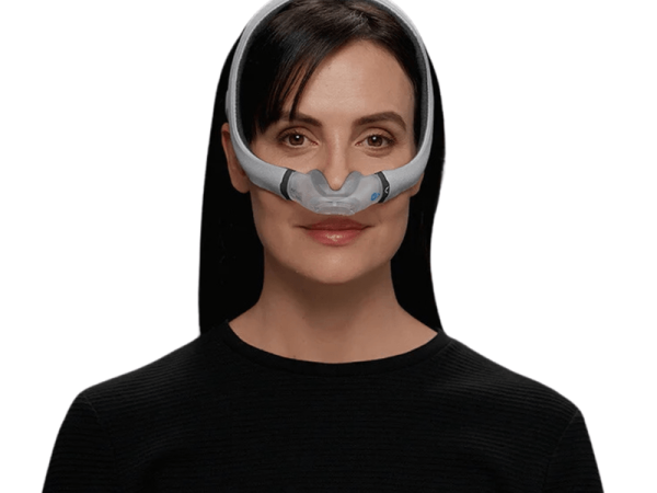 Máscara CPAP AirTouch N30i com conexão no topo da cabeça
